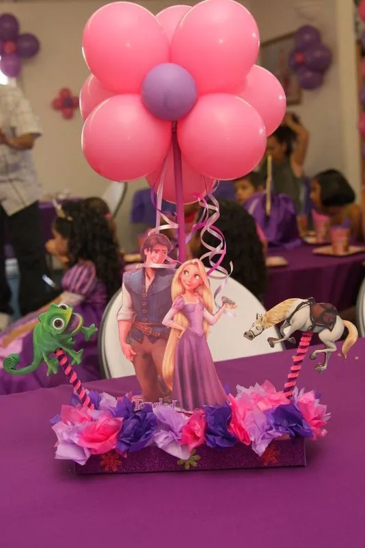 Centros de mesa de rapunzel con globos - Imagui | rapunsel ...