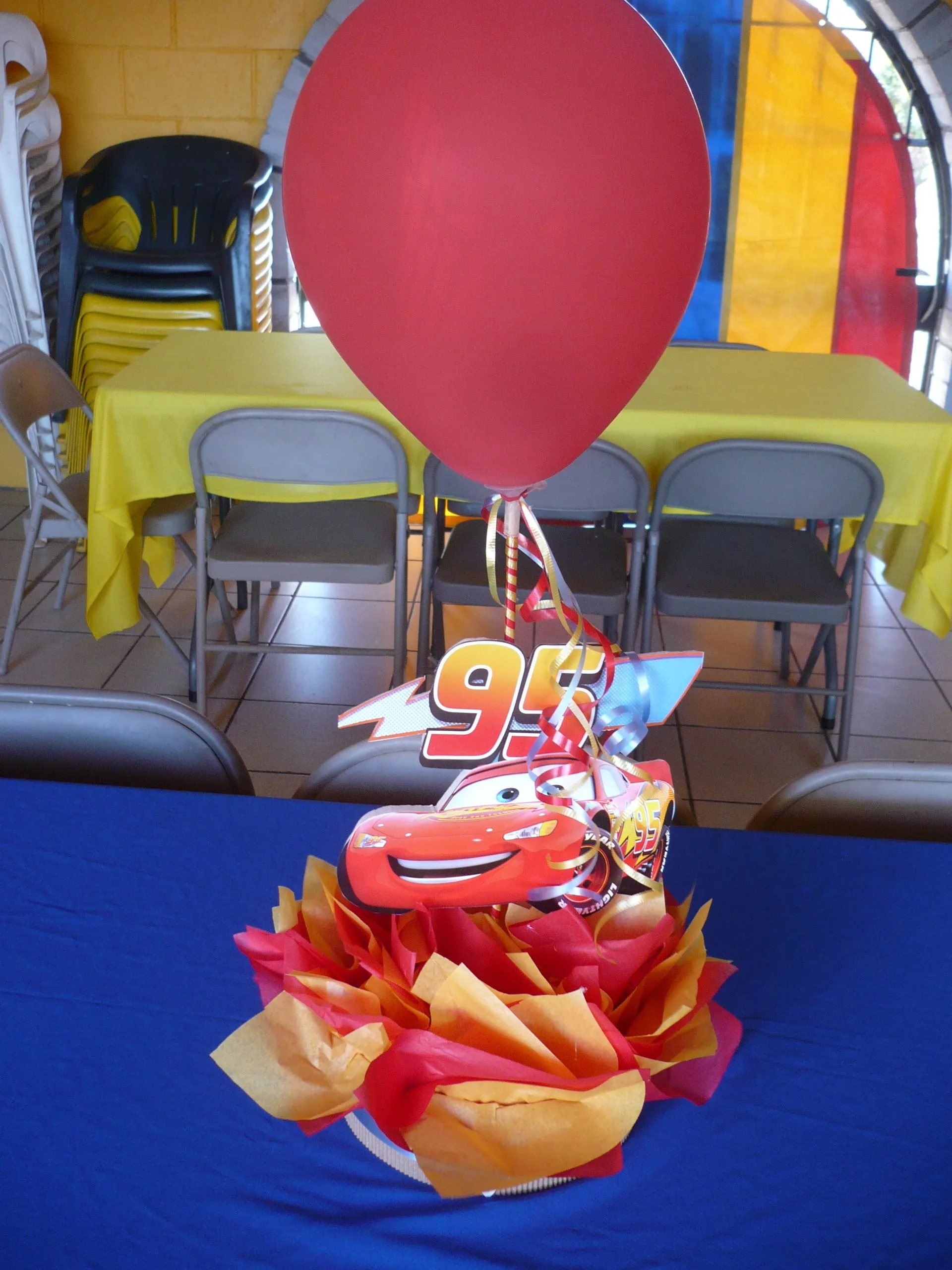 Centros de mesa rayo mcqueen | Diigo Groups