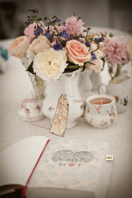 Centros de mesa románticos - Paperblog