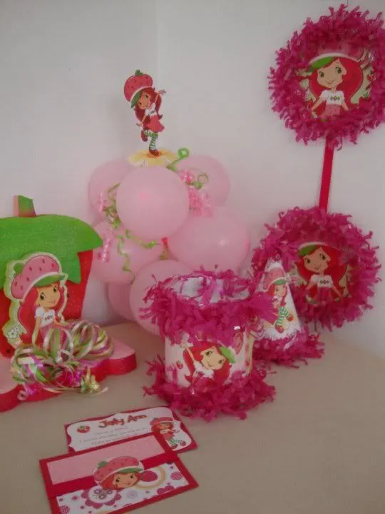 Como hacer un centro de mesa de Rosita Fresita - Imagui