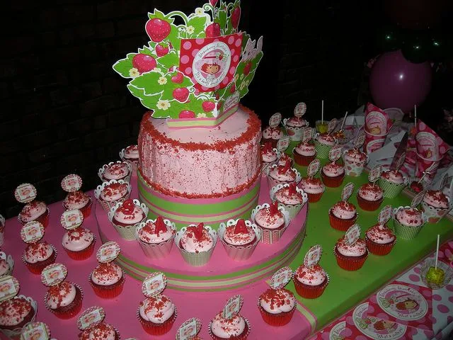 Decoraciónes strawberry shortcake - Imagui