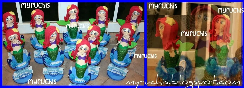 Myruchis: Centros de mesa infantiles. (