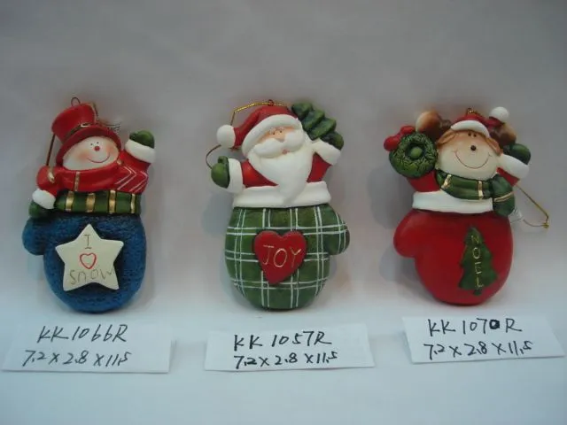 De cerámica de navidad estrella-Flores y guirnaldas decorativas ...