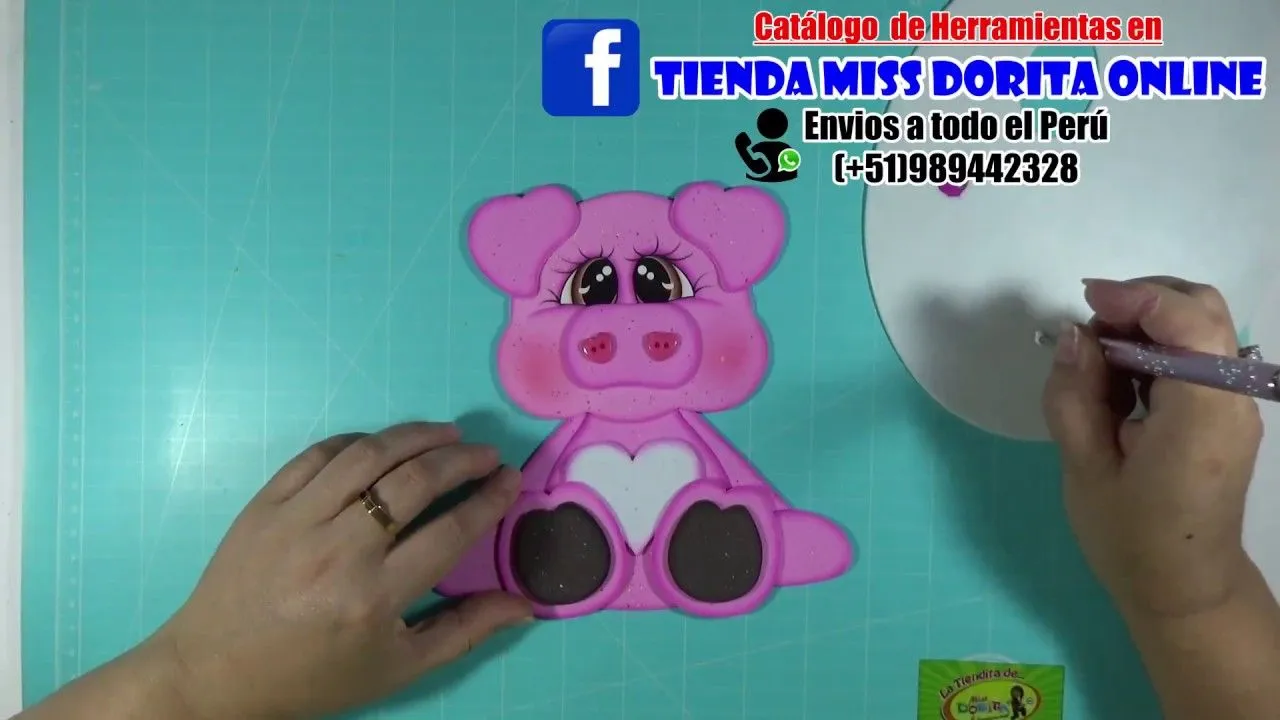 Cerdo en Foamy, Goma Eva, Microporoso (Handmade Craft)❤️ - YouTube