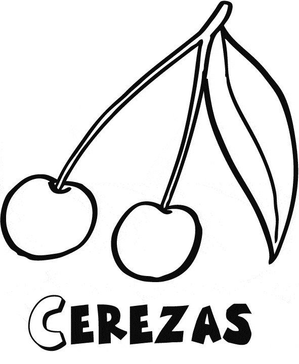 Dibujos de cerezas para pintar en tela - Imagui