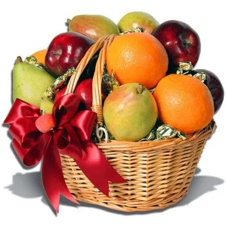 Como hacer una cesta de frutas para regalo