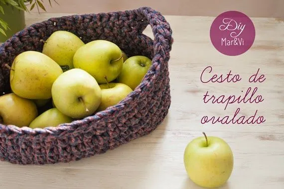 cesta de trapillo | Aprender manualidades es facilisimo.com