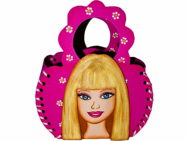 Cestas Barbie Hechas en foami resistente,coloridas, y trenzadas en ...