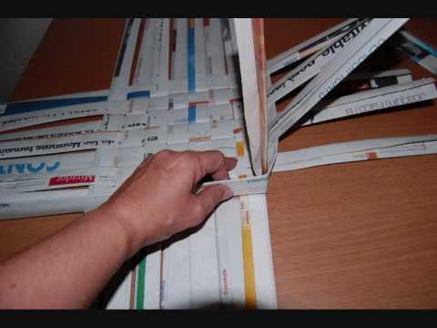 Como hacer cestas de papel de periodico | GoodFidelity