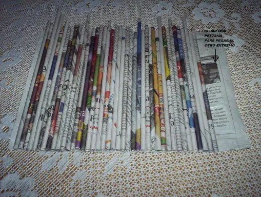 Cestería en papel de periódico (cestería china) (pág. 13 ...