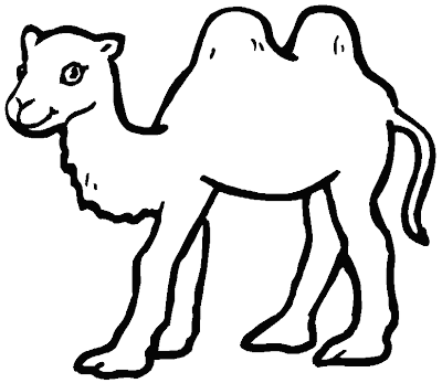 La Chachipedia: Dibujos de camellos y dromedarios para colorear ...