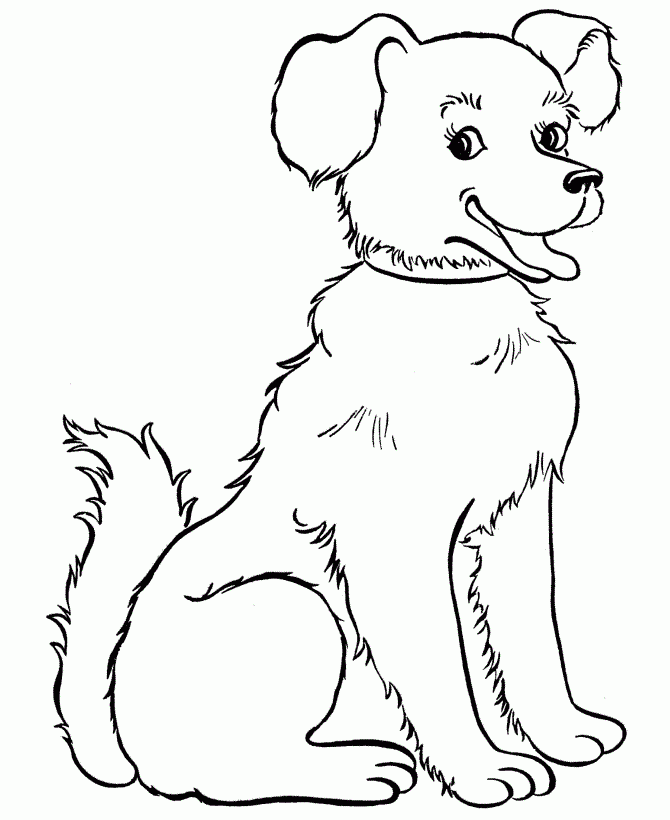 La Chachipedia: Dibujos de perros para colorear.