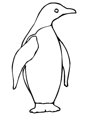 La Chachipedia: Dibujos de pingüinos para colorear