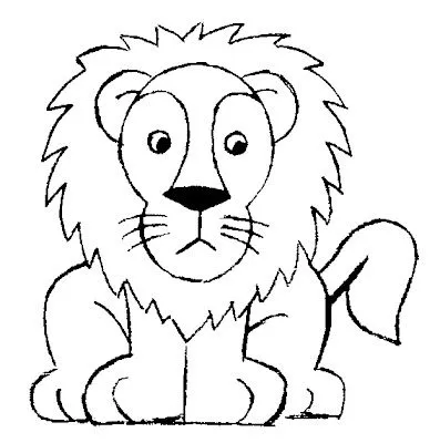 La Chachipedia: Leones para colorear, para imprimir y gifs animados