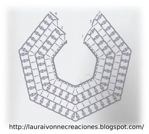 Chaleco con canesu a crochet - Imagui