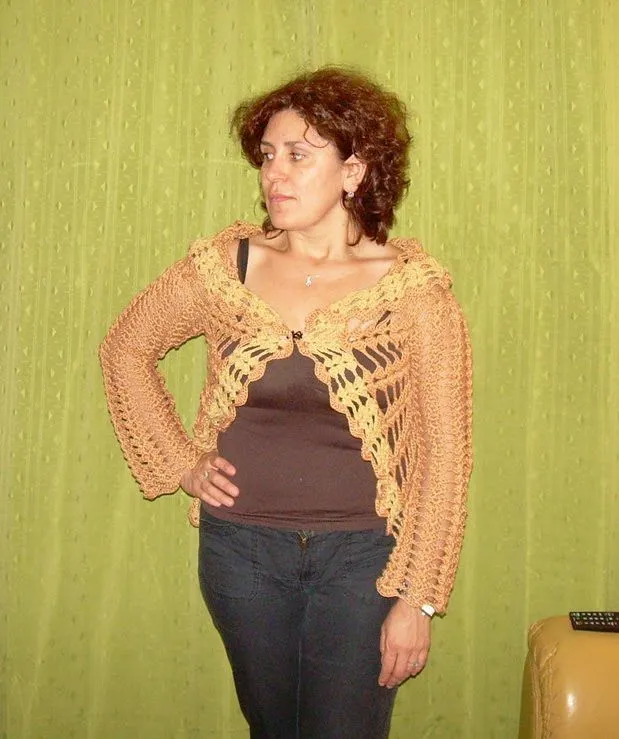 Chaleco redondo tejido al crochet utilisima - Imagui