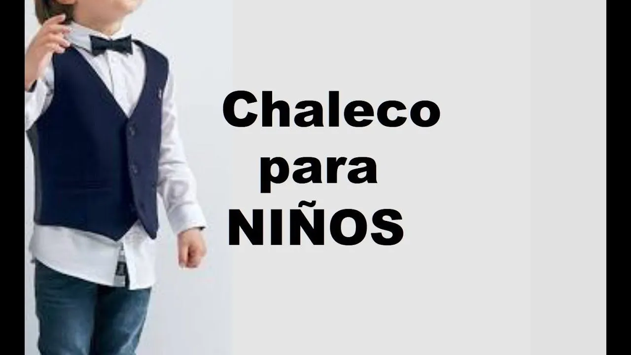 Como hacer Chaleco formal - YouTube