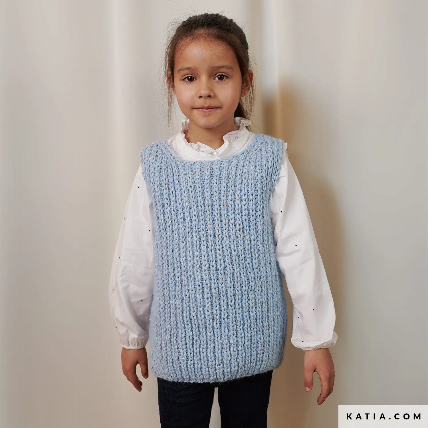 Chaleco - Niños - Otoño / Invierno - patrones | Katia.com