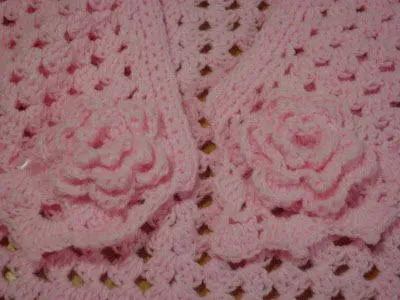 Chales de bebé a crochet - Imagui