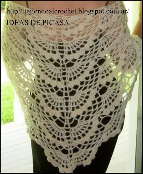 Chalinas tejidas a gancho para fiestas - Imagui