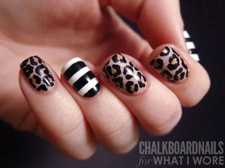 Chalkboard Nails - Here's another look at the nails I created for ...