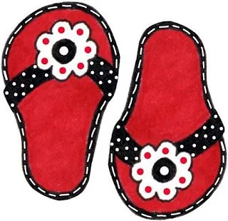 chanclas de playa para imprimir:Imagenes y dibujos para imprimir