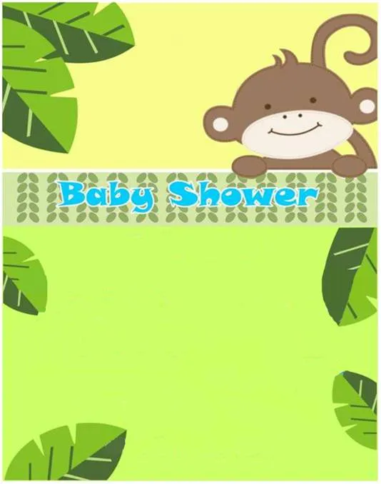 Changuitos para invitaciónes de baby shower - Imagui