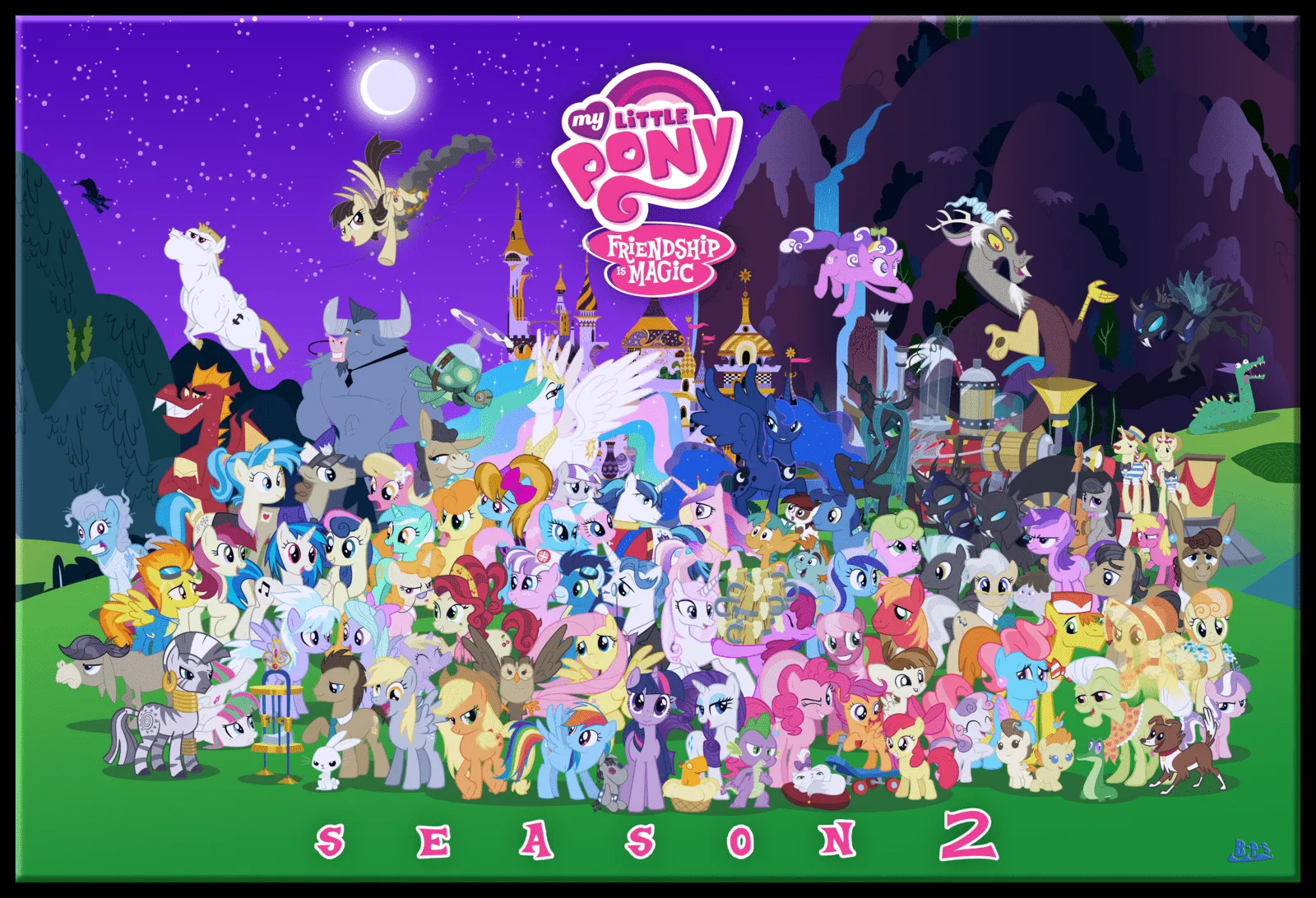 Character Cluster by Blue-Paint-Sea - My Little Pony Friendship is ...