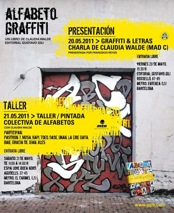 Charla + Taller > Claudia Walde presenta 'Alfabeto graffiti ...