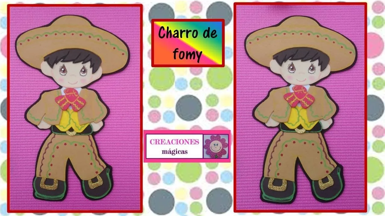 ♥♥Charro de fomy♥Creaciones mágicas♥♥ - YouTube