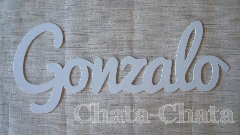 Chata-chata. Decoración infantil: LETRAS PARA PEGAR EN LA PARED