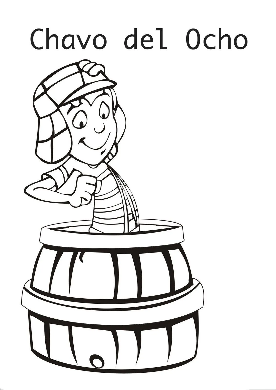 chavo del ocho capi Colouring Pages (page 2)