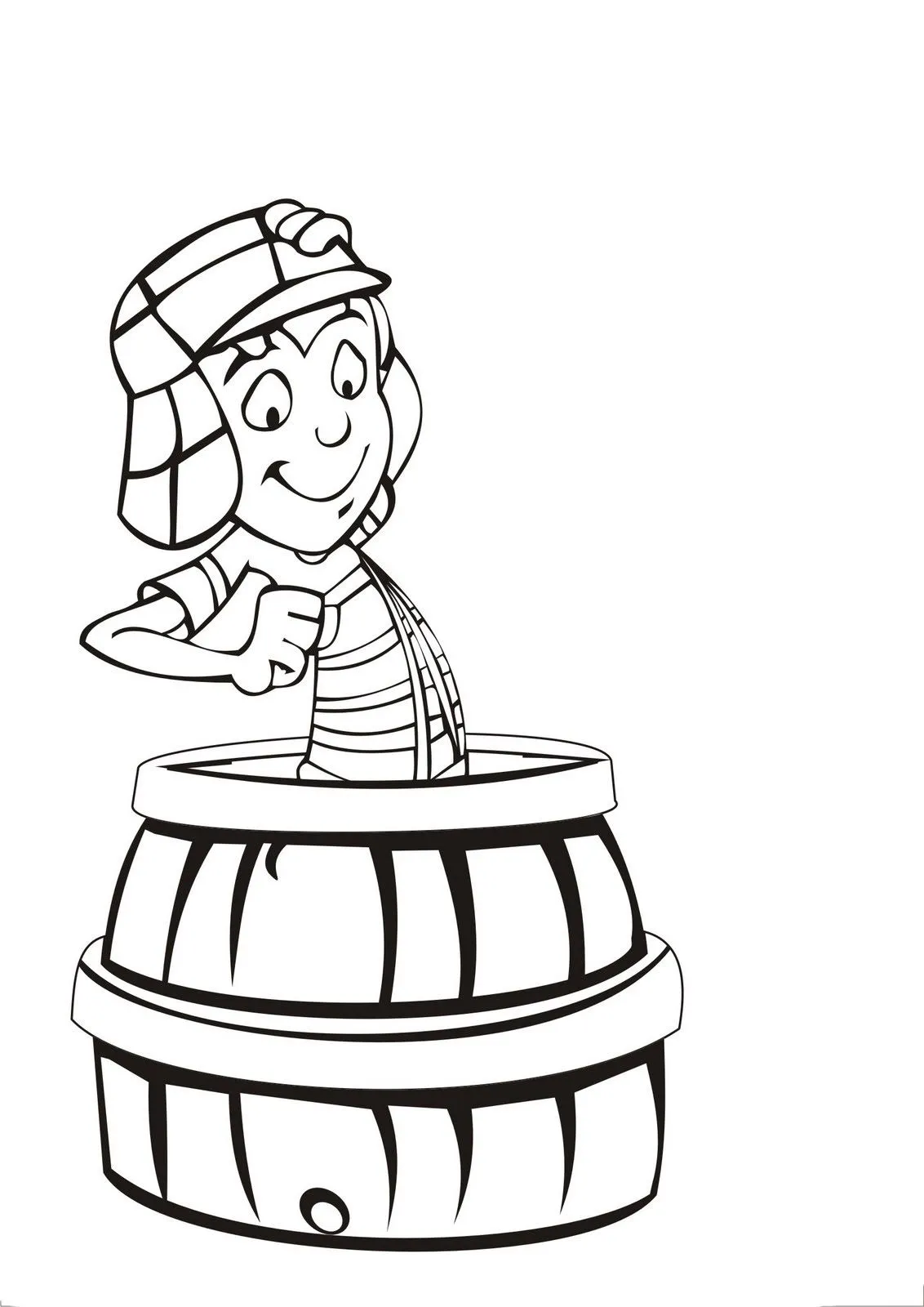 Chavo 8 AugusChtres three Colouring Pages