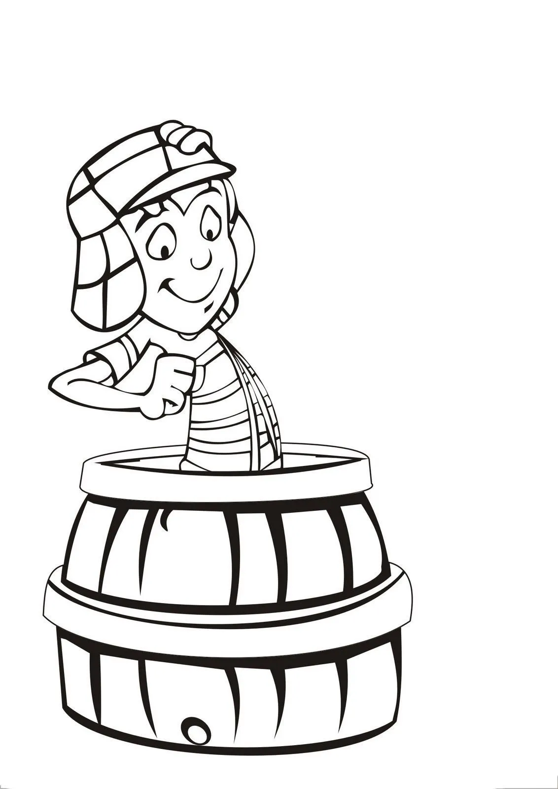 Chavo Del 8 Para Colorear | Pintar imágenes | dibujos | Pinterest
