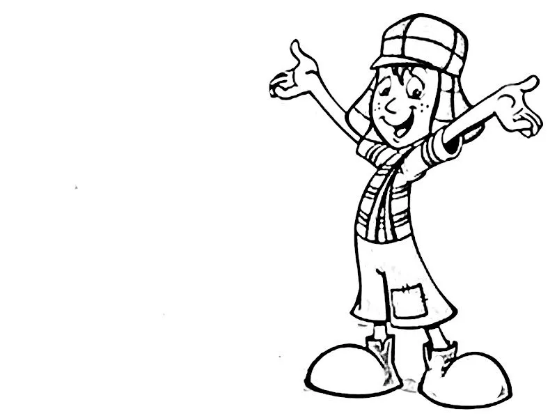 El Chavo del Ocho Colouring Pages