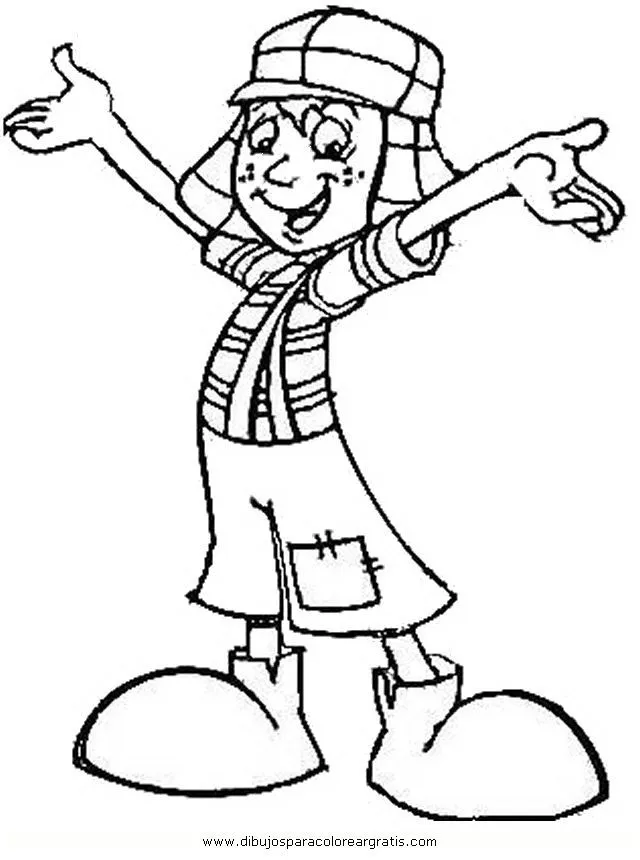 kiko del Chavo Colouring Pages