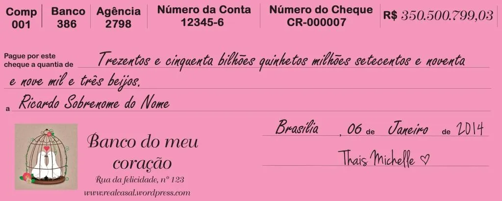 IMAGENES DE AMOR CHEQUES - Imagui