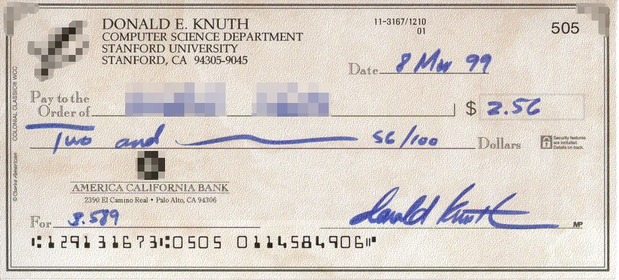 Cheque - Wikipedia, la enciclopedia libre