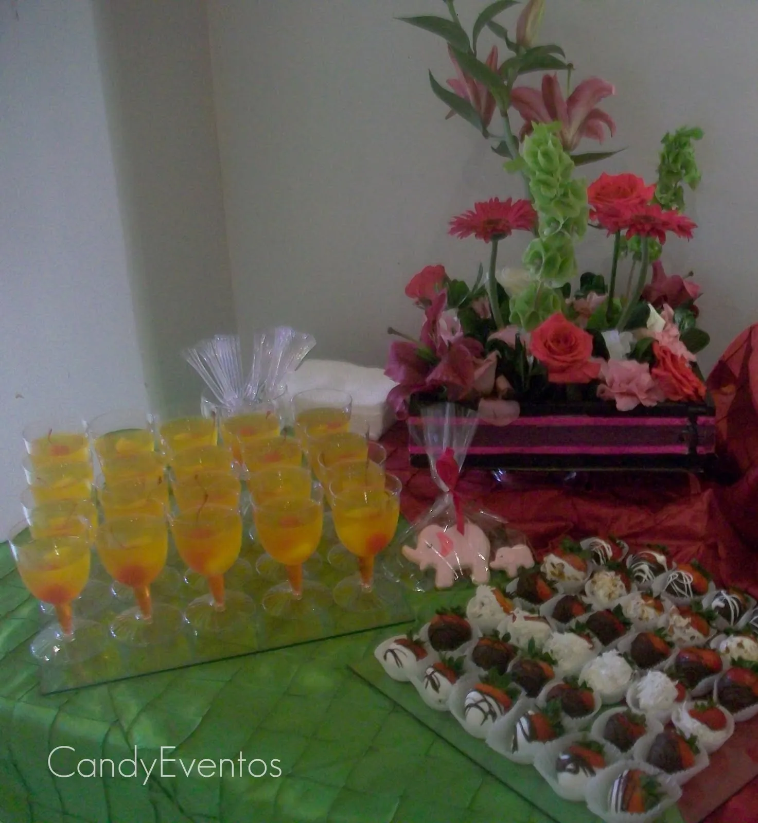 Cherry, Pasteleria Creativa: Mesa de Postres para Baby Shower