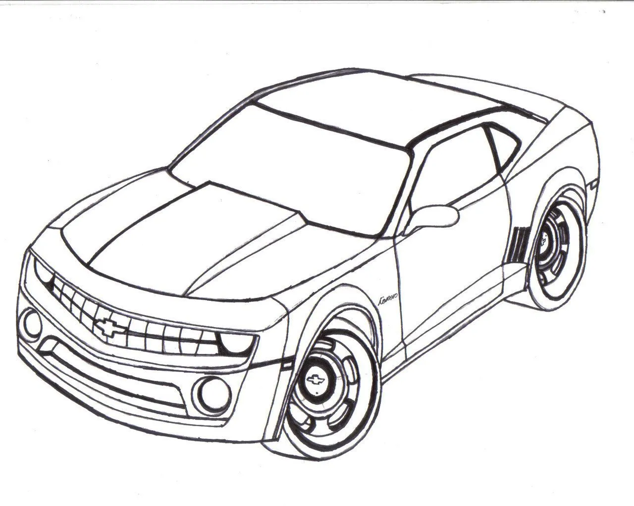 Chevy Cars Camaro 69 Coloring Pages - chevy Coloring Pages : iKids ...