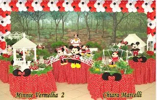 CHIARA MARCELLI festa infantil: MINNIE VERMELHA