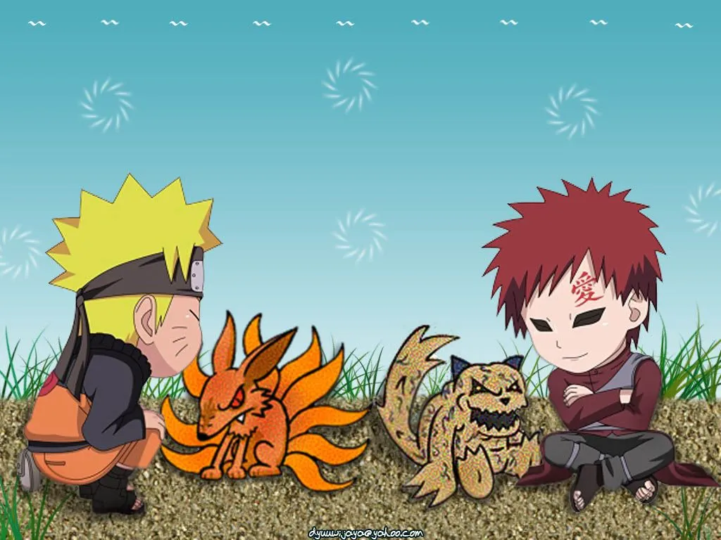 Chibi & Kyubi Wallpapers | Naruto Network