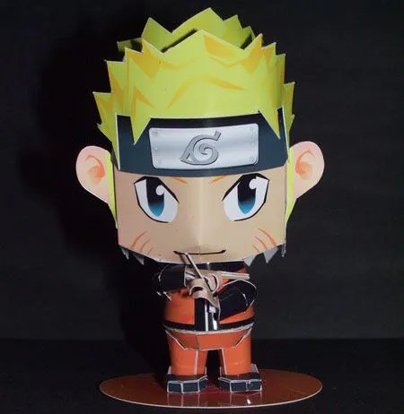 Chibi Naruto Papercraft ~ Paperkraft.net - Free Papercraft, Paper ...