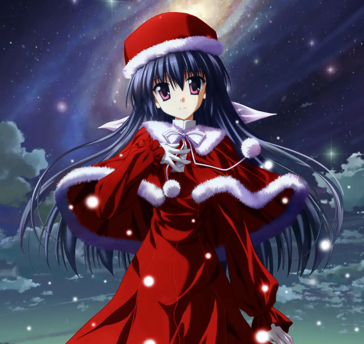 Chicas Anime Feliz Navidad y Feliz Año Nuevo | Fotos e Imágenes en ...