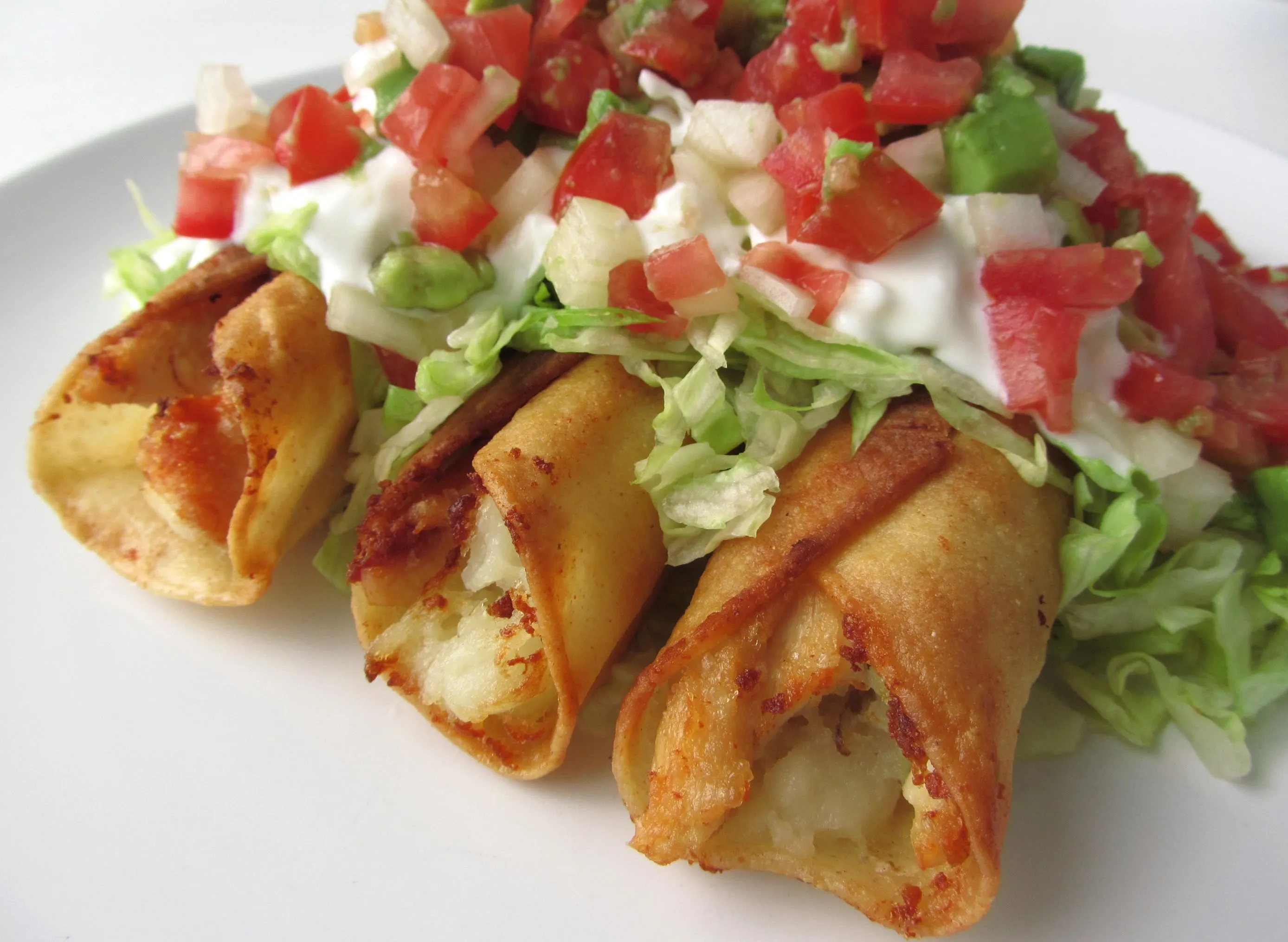 Chicken and Potato Flautas | I'm Not A Cook