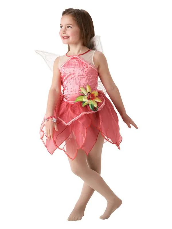 Child Licensed Disney Rosetta Tinker Bell Fancy Dress Costume Kids ...