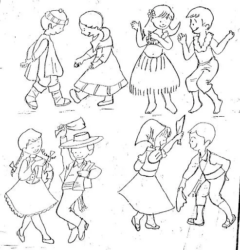 Chile Dibujos Bailes Tradicionales De Pintar Pictures