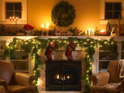 Chimeneas en Navidad | Ideas para decorar, diseñar y mejorar tu casa.