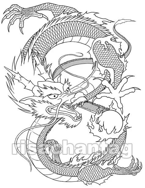 Chinese Dragon Tattoo by Risachantag on deviantART