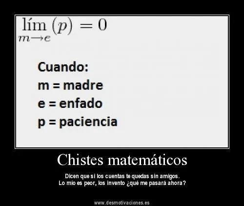 CHISTES MATEMÁTICOS ~ VIVIANA ARTÍCULO!